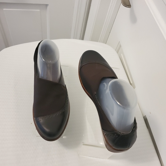 NAOT Brown Fabric Brogue Leather Loafer Shoes Size 40=9, Business Casual - Picture 11 of 12